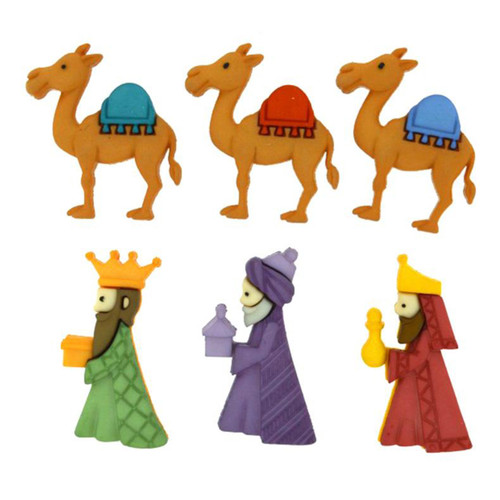 Dress It Up Holiday Embellishments-We Three Kings - DIUHLDAY-8048 - 787117563481 Dress It Up Holiday Embellishments-We Three Kings - DIUHLDAY-8048 - 787117563481