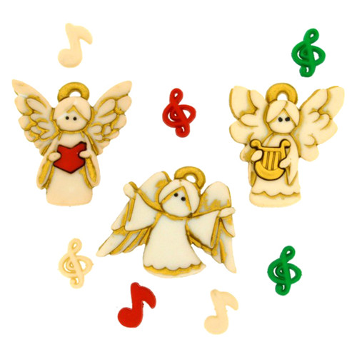 Dress It Up Holiday Embellishments-A Choir Of Angels - DIUHLDAY-7495 - 787117557954
