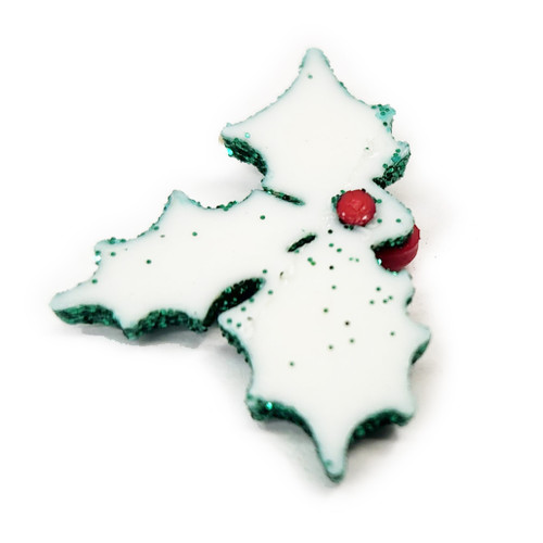 Dress It Up Holiday Embellishments-Glitter Holly - DIUHLDAY-4979 Dress It Up Holiday Embellishments-Glitter Holly - DIUHLDAY-4979