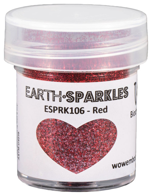 WOW! Earth Sparkles Glitter 15ml-Red - 5A0030F6-1H1T9 - 5056333105801
