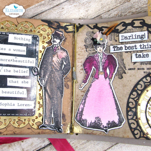 Elizabeth Craft Stamp And Die Set-Mr. and Mrs. - 5A00305H-1H1NV Elizabeth Craft Stamp And Die Set-Mr. and Mrs. - 5A00305H-1H1NV