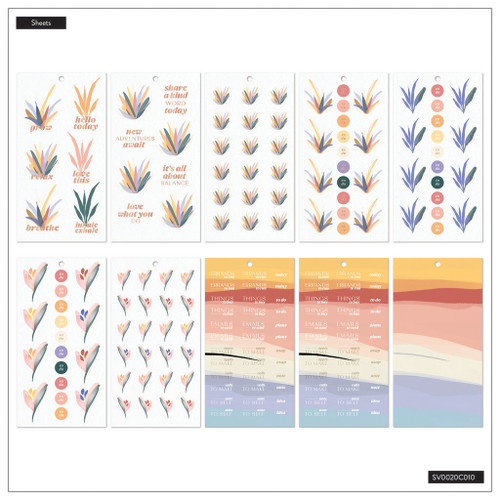 Happy Planner Sticker Value Pack 30/Sheets-Serene Shapes - 5A002X46-1GY0B Happy Planner Sticker Value Pack 30/Sheets-Serene Shapes - 5A002X46-1GY0B