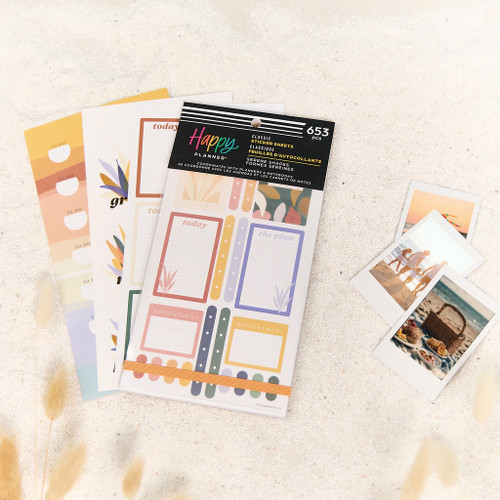 Happy Planner Sticker Value Pack 30/Sheets-Serene Shapes - 5A002X46-1GY0B Happy Planner Sticker Value Pack 30/Sheets-Serene Shapes - 5A002X46-1GY0B