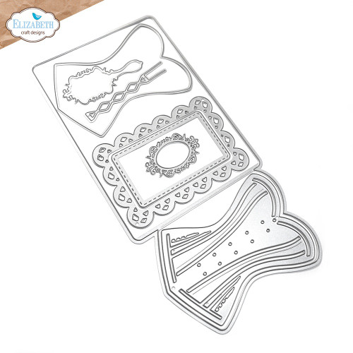 Elizabeth Craft Metal Dies-Laced up - 5A003059-1H1P2 - 741527317539 Elizabeth Craft Metal Dies-Laced up - 5A003059-1H1P2 - 741527317539