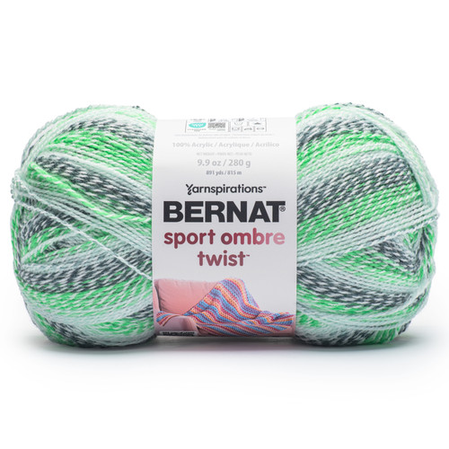 Bernat Sport Ombre Twist Yarn-Aquatic - 5A002Z42-1H182 - 057355560918