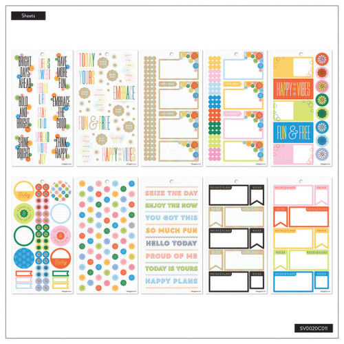 Happy Planner Sticker Value Pack 30/Sheets-Optimistic Brights - 5A002X49-1GY0W