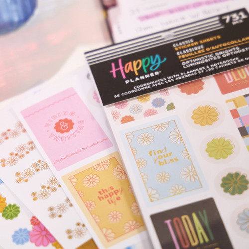 Happy Planner Sticker Value Pack 30/Sheets-Optimistic Brights - 5A002X49-1GY0W