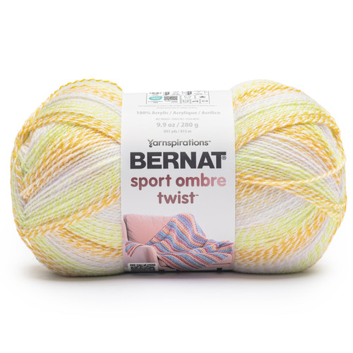Bernat Sport Ombre Twist Yarn-Melon - 5A002Z42-1H17Y - 057355560895