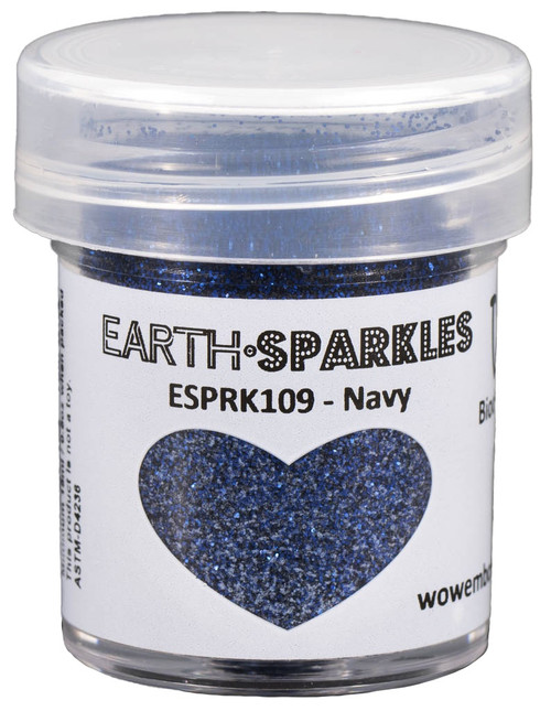 WOW! Earth Sparkles Glitter 15ml-Navy 5A0030F6-1H1V0 - 5056333105832