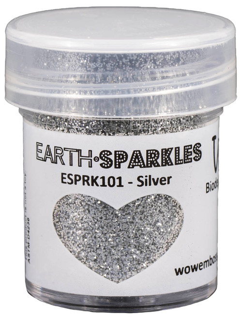 WOW! Earth Sparkles Glitter 15ml-Silver - 5A0030F6-1H1T2 - 5056333105757