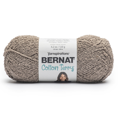 Bernat Cotton Terry Yarn-Dune - 5A002Z46-1H188 - 057355560369
