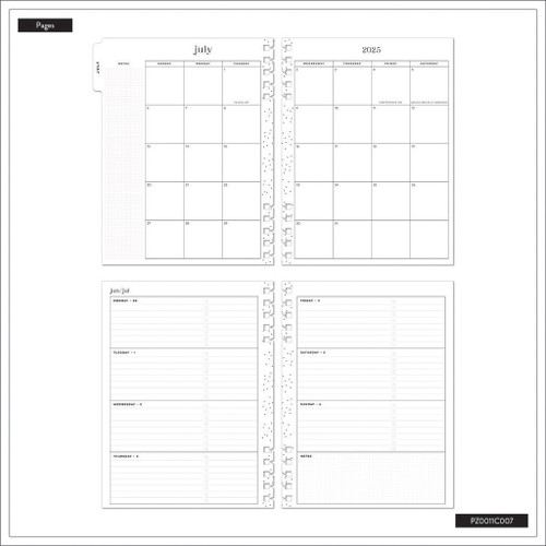 Happy Planner Classic 12-Month Planner-Soft Pop; Jul '25 - Jun '26 - 5A002X5Z-1GY0X