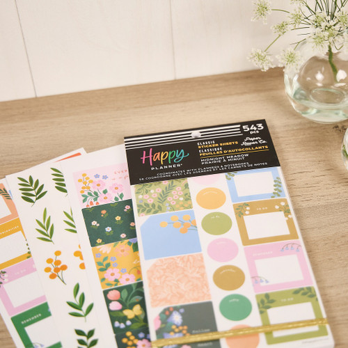 Happy Planner Sticker Value Pack 30/Sheets-Midnight Meadow - 5A002X4W-1GY13