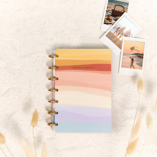 Happy Planner Mini 12-Month Disc Bound Planner-Serene Shapes; Jul '25 Jun '26 5A002X36-1GY14