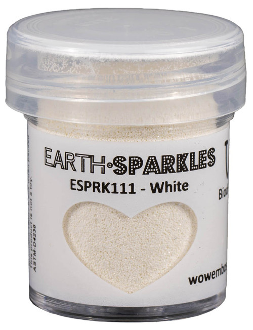 WOW! Earth Sparkles Glitter 15ml-White - 5A0030F6-1H1TS - 5056333105856