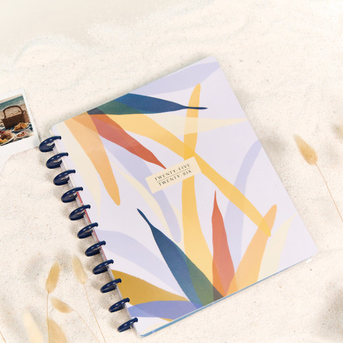 Happy Planner 18-Month Big Disc Bound Planner-Serene Shapes; Jul '25 - Dec '26 - 5A002X5G-1GY1F