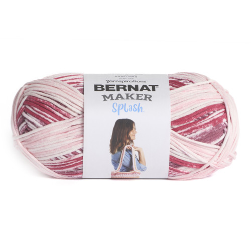 Bernat Maker Splash Yarn-Cherry Swirl - 5A002Z48-1H187 - 057355560116 Bernat Maker Splash Yarn-Cherry Swirl - 5A002Z48-1H187 - 057355560116