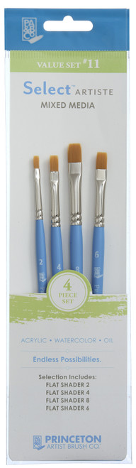 Princeton Select Brush Set 4/Pkg-SELECT BRUSH SET 11 - 5A002ZRG-1H16Z - 757063387189