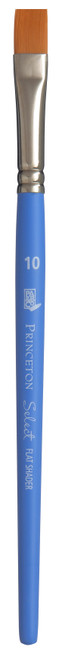 Princeton Select Synthetic Short Handle Brush -Flat Shader Size 10 5A002ZRL-1H16W - 757063375186