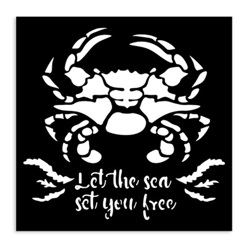 Stamperia Stencil Assortment-Silent Sea - 5A002XHZ-1GYGR