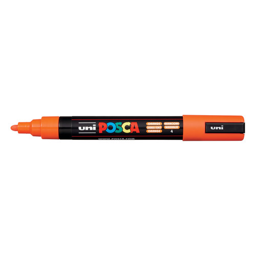 POSCA 5M Medium Bullet Tip 2.5mm Paint Marker-Light Orange - PC-5M-2000
