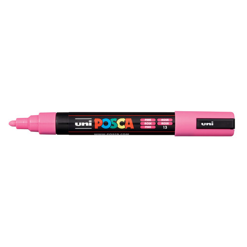 POSCA 5M Medium Bullet Tip 2.5mm Paint Marker-Light Pink - PC-5M-59000