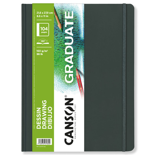 Canson Graduate Drawing Book 8.5"X11"-52 Sheets - 5A002ZV6-1H1CB - 3148950079800