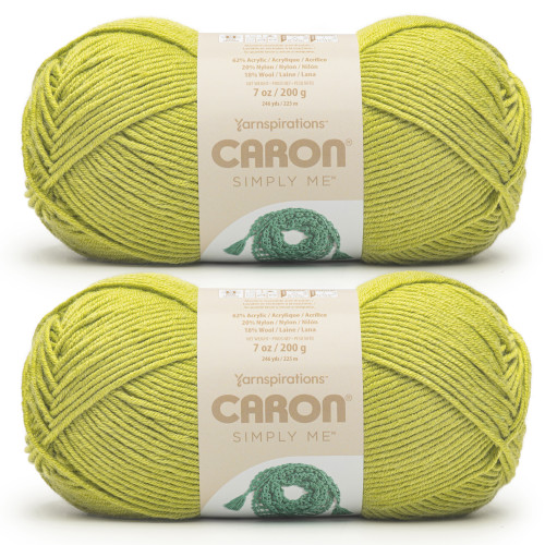 Caron Simply Me Yarn-Olive Quartz - 5A002X8W-1GY8X