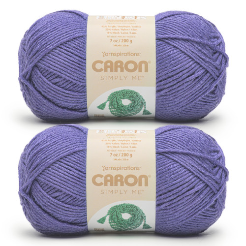 Caron Simply Me Yarn-Amethyst - 5A002X8W-1GY8Y