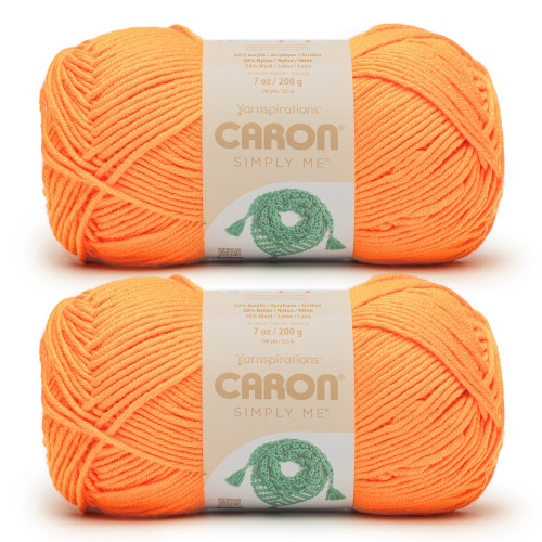 Caron Simply Me Yarn-Lively Mandarin - 5A002X8W-1GY92