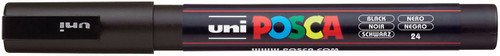 POSCA 3M Paint Marker Fine Bullet Tip Pen 0.9mm-1.3mm-Black - PC-3M-15663 - 4902778915776