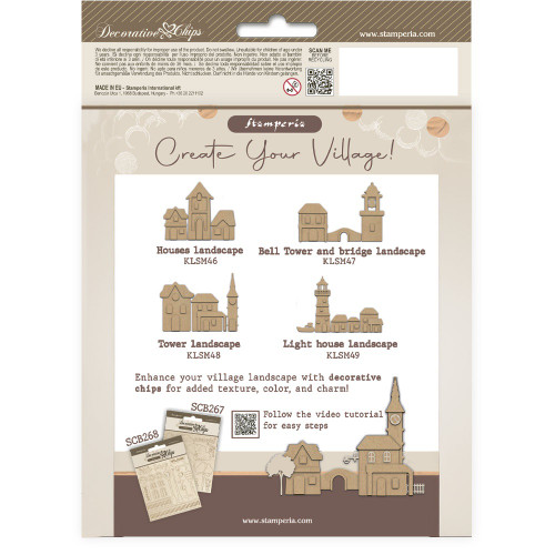 Stamperia Crafty Shapes-Silent Sea House Landscape - 5A002XHF-1GYFP Stamperia Crafty Shapes-Silent Sea House Landscape - 5A002XHF-1GYFP