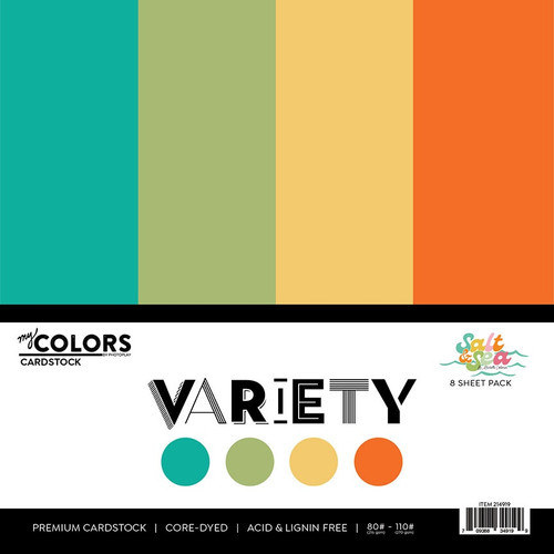PhotoPlay Cardstock Variety Pack 8/Pkg-Salt & Sea - 5A002XFT-1GYCG - 709388349199