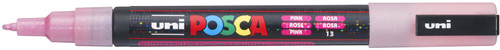 POSCA 3M Paint Marker Fine Bullet Tip Pen 0.9mm-1.3mm-Glitter Pink - PC-3M-19800 - 4902778198001