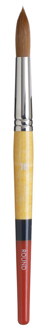 Princeton Snap! Golden Taklon Short Handle Brush-Round Size 16 - 5A002ZP6-1H13C - 757063965165