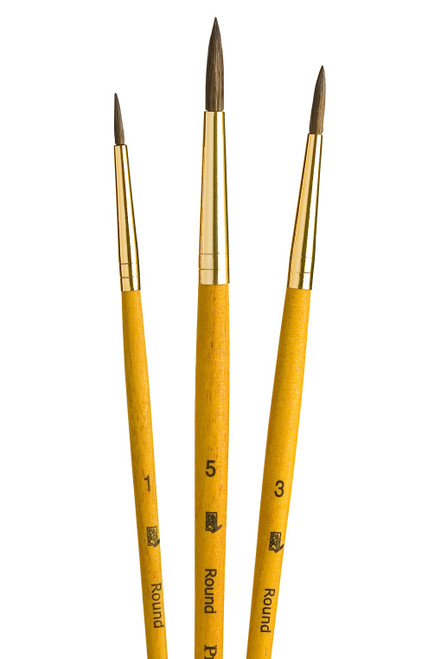 Natural Camel Real Value Brush Set-3/Pkg - P9100