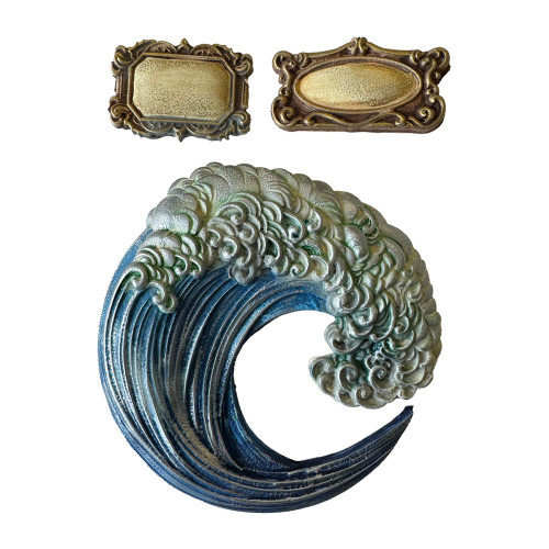 Stamperia Soft Maxi Mould A5-Silent Sea Wave - 5A002XJ5-1GYFL