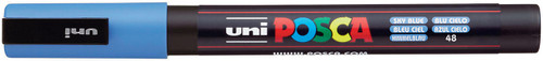 POSCA 3M Paint Marker Fine Bullet Tip Pen 0.9mm-1.3mm-Sky Blue - PC-3M-36822 - 4902778036822