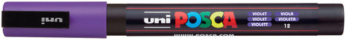 POSCA 3M Paint Marker Fine Bullet Tip Pen 0.9mm-1.3mm-Violet - PC-3M-15674 - 4902778915844