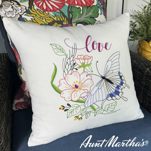 6 Pack - Stitcher's Revolution Iron-On Transfers-Flowers & Butterflies - SR-1H24S 6 Pack - Stitcher's Revolution Iron-On Transfers-Flowers & Butterflies - SR-1H24S