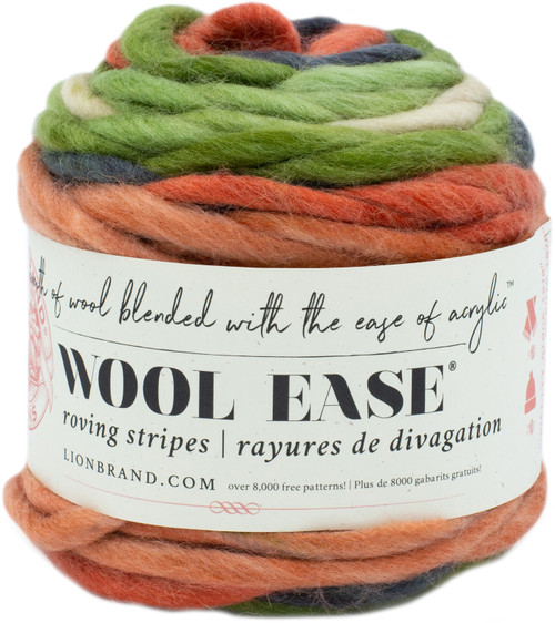 Lion Brand Wool-Ease Roving Yarn-Oak - 626-601 - 023032061894
