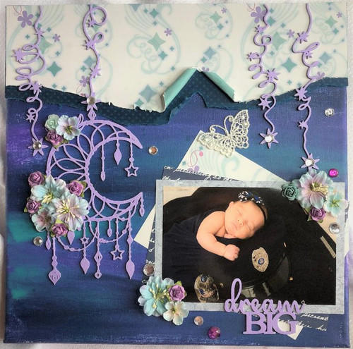 Scrapaholics Laser Cut Chipboard 1.8mm Thick-Scribble Star Dangles, 4/Pkg, 1"-6" - S53610