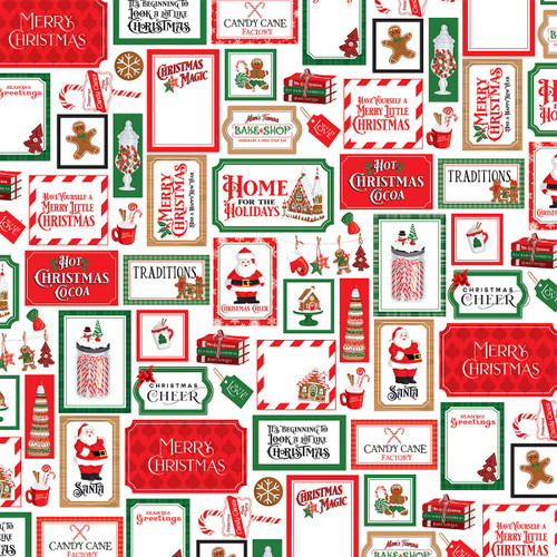 Christmas Cheer Double-Sided Cardstock 12"X12"-Christmas Magic - CBCHR141-9