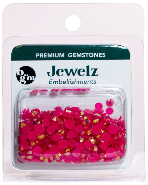 Buttons Galore Jewelz 8g-Fuschia - JEWELZ-124 - 840934004343