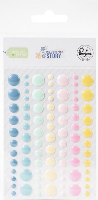 PinkFresh Enamel Dot Stickers-My Favorite Story - PFMFS20 - 782150203783 PinkFresh Enamel Dot Stickers-My Favorite Story - PFMFS20 - 782150203783