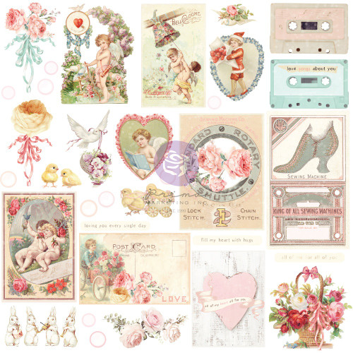 3 Pack - Magic Love By Frank Garcia Cardstock Ephemera 33/Pkg-Shapes, Tags, Words, Foiled Accents - 996741