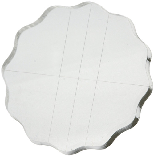 Apple Pie Memories Acrylic Stamp Block W/Grips & Grid-4.25"X4.25"X.5" - AHZP03 - 878618000503