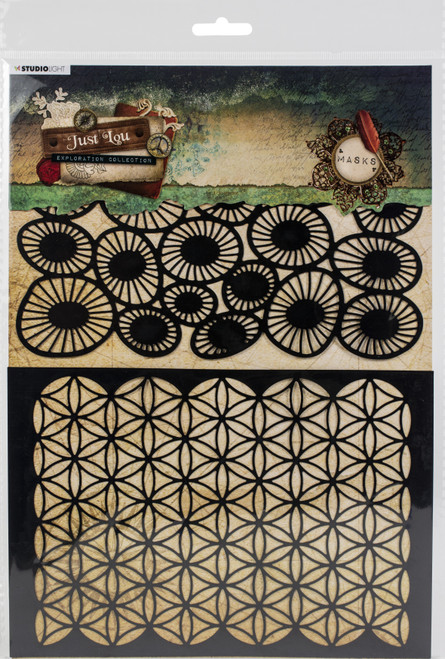 Studio Light Just Lou Exploration A4 Stencil-NR. 04 - MASKJL04 - 8713943115619 Studio Light Just Lou Exploration A4 Stencil-NR. 04 - MASKJL04 - 8713943115619
