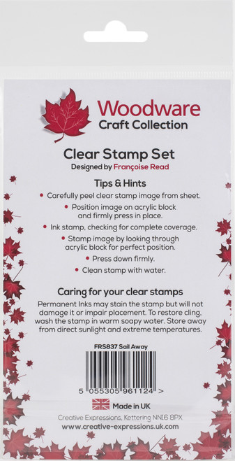 Woodware Clear Stamps 4"X6"-Sale Away - FRS837 Woodware Clear Stamps 4"X6"-Sale Away - FRS837