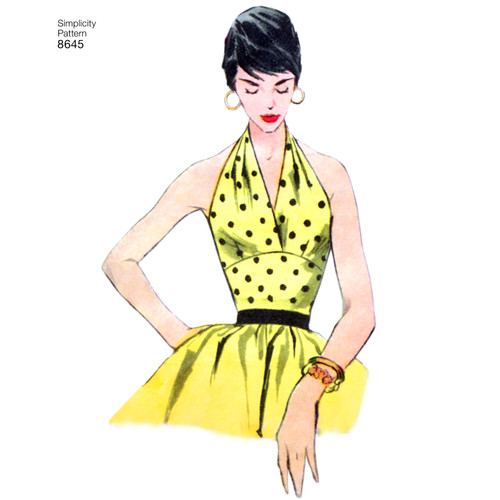 Simplicity Misses 1950S Vintage Top-14-16-18-20-22 - US8645R5